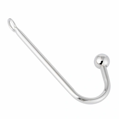 AllNight 3294 Anal Hook Smooth Toy Metal Sex 0409